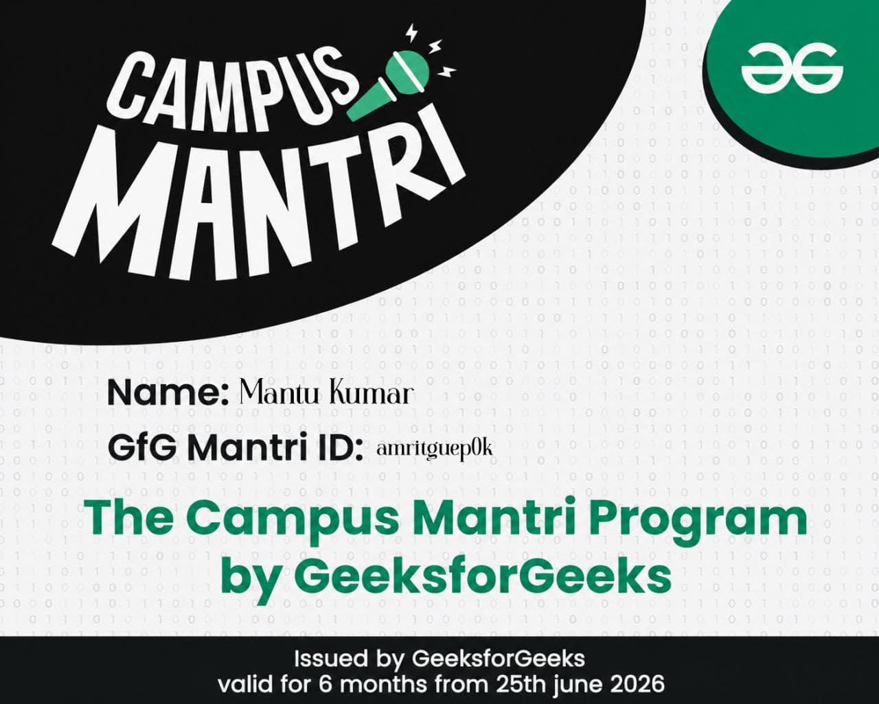 Campus Mantri / Campus Ambassador — GeeksforGeeks